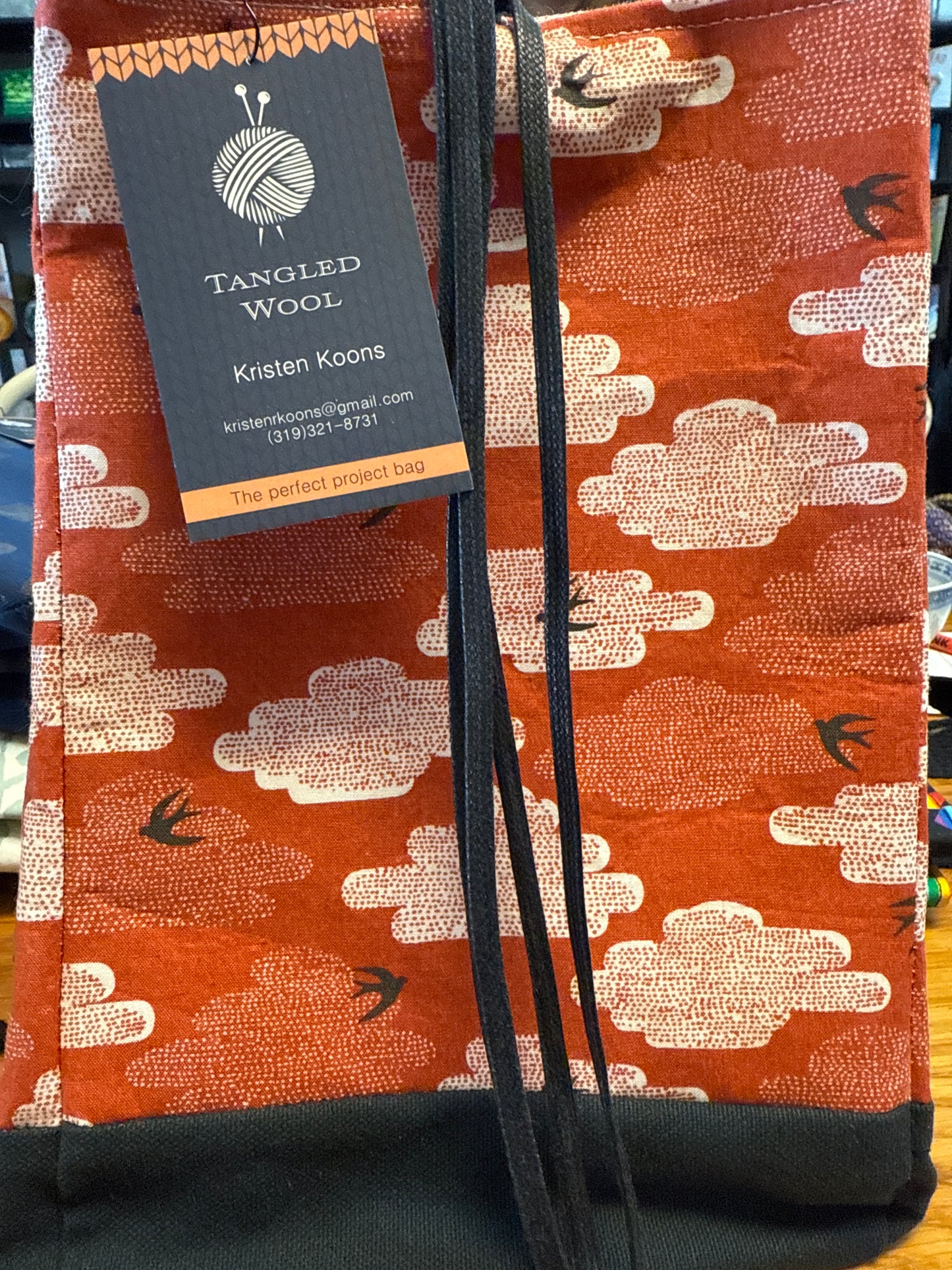 Tangled Wool Toggled Bag