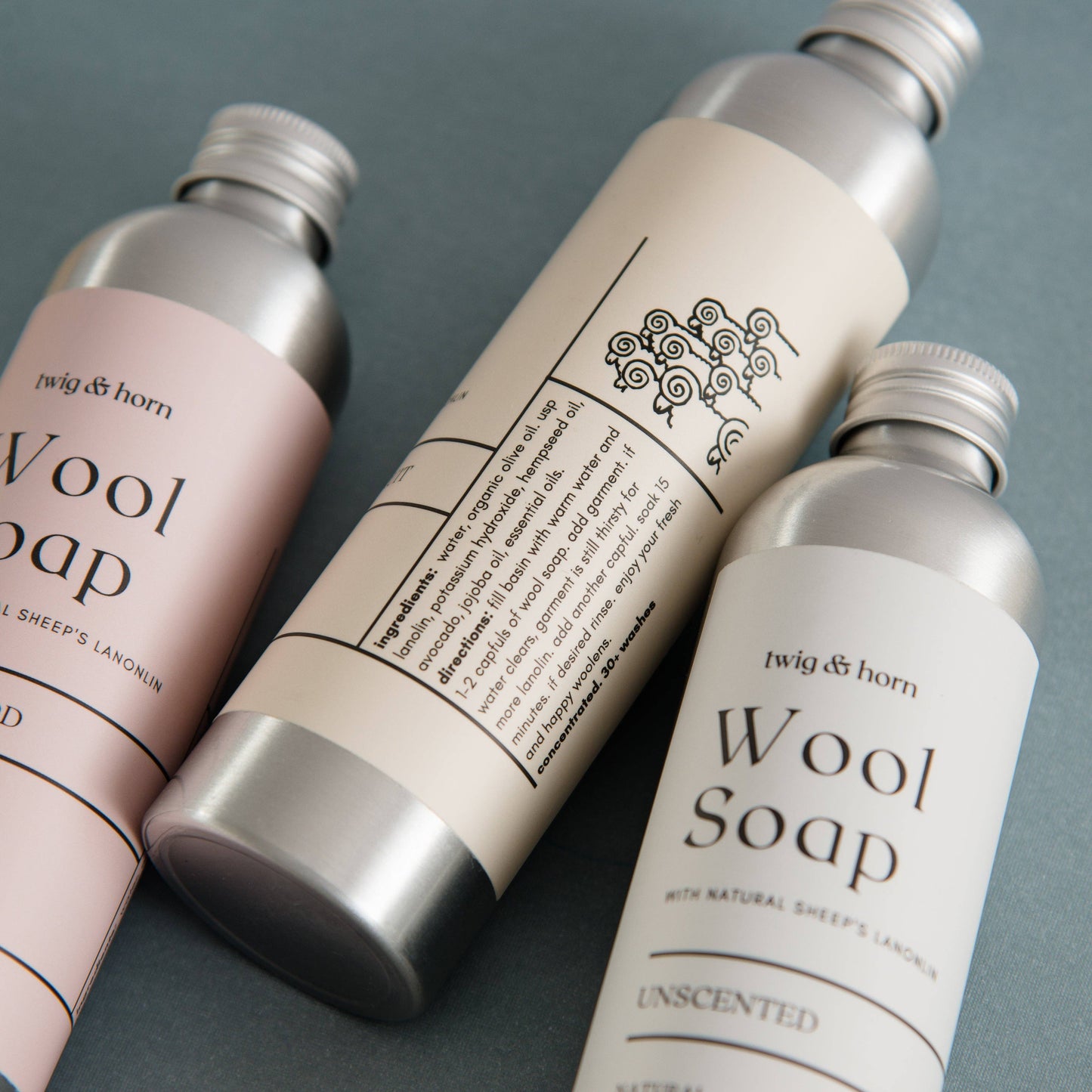 liquid lanolin wool soap: Lemongrass