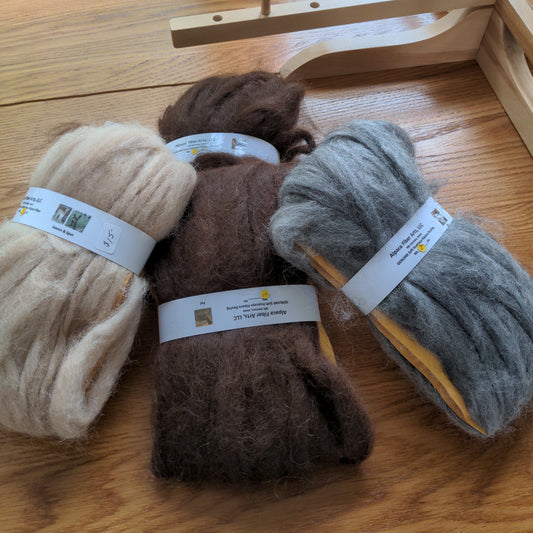 Alpaca Fiber Arts Roving & Batt