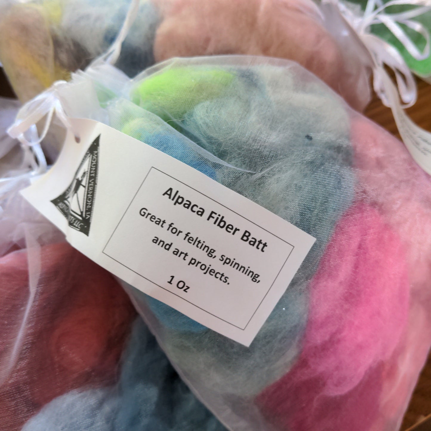 Alpaca Fiber Arts Roving & Batt