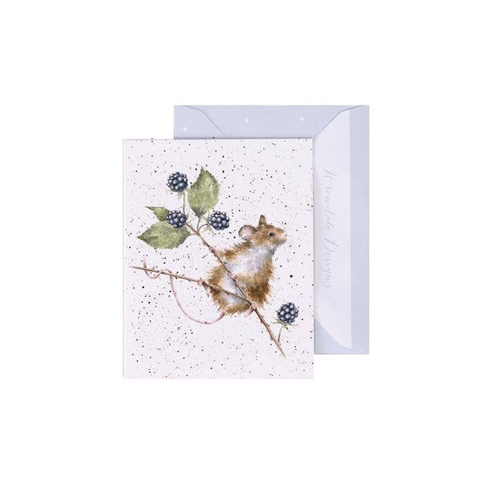 Brambles with Mouse Everyday Greeting Card