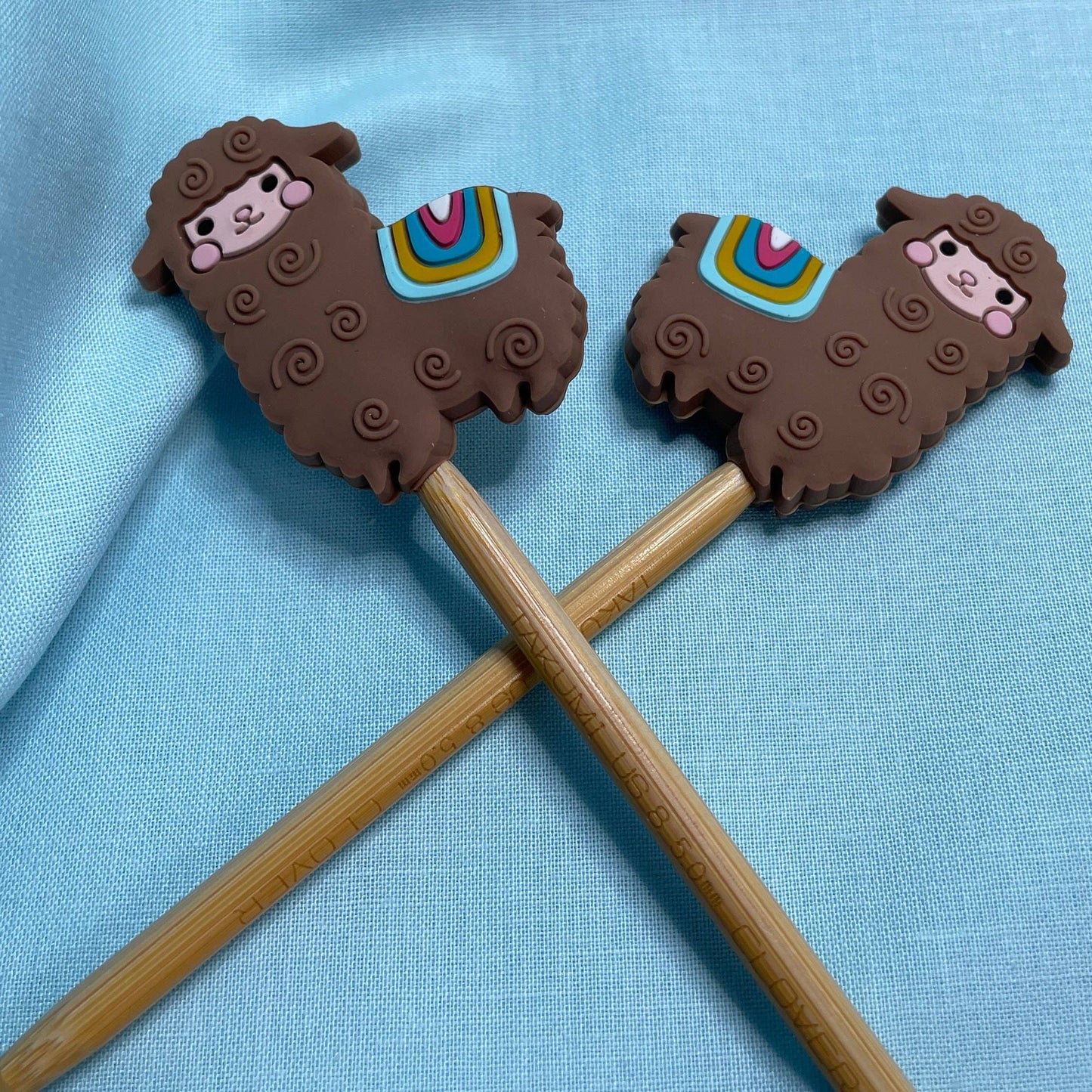 Alpaca knitting needle point protectors