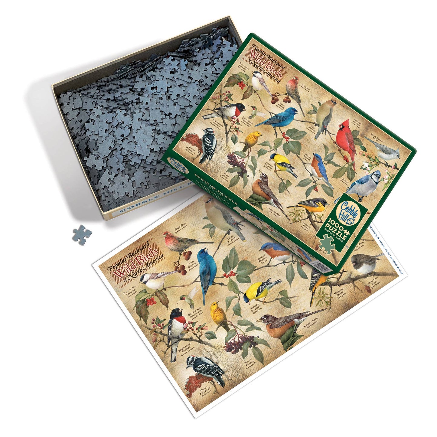 Popular Backyard Wild Birds of NA 1000-Piece Puzzle