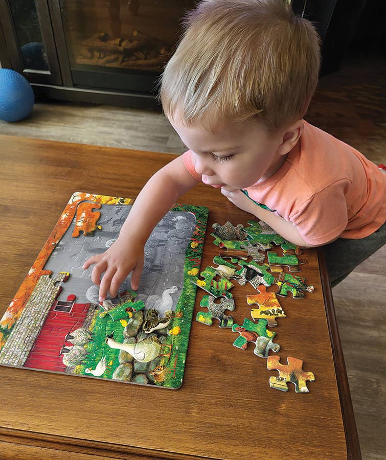 Sheep Farm (Tray) 35-Piece Puzzle
