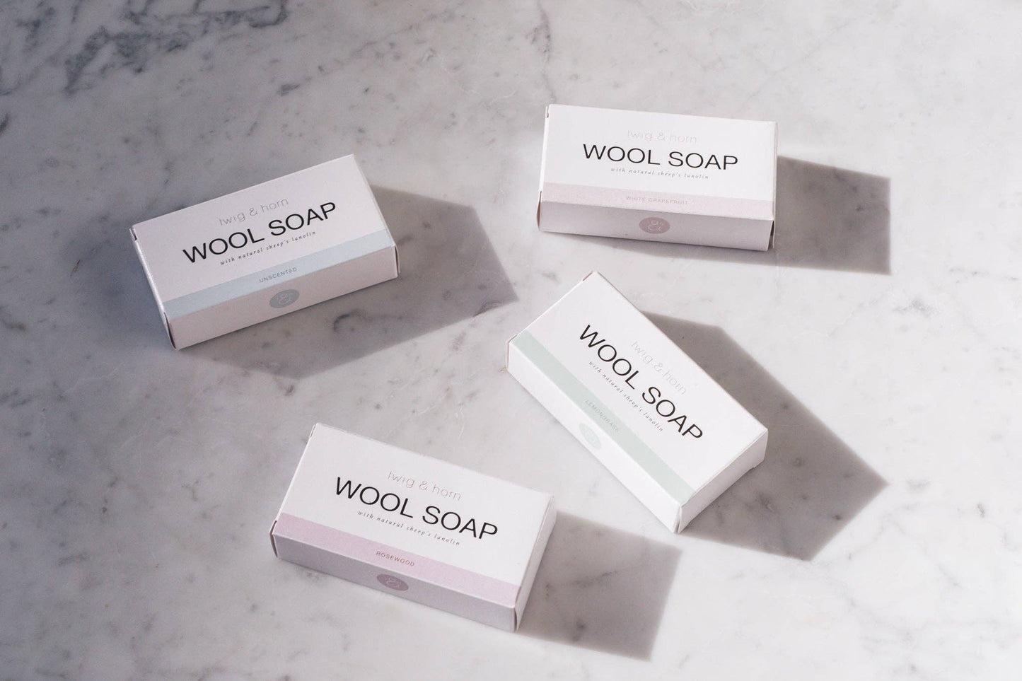 Wool Soap Bar: White Grapefruit