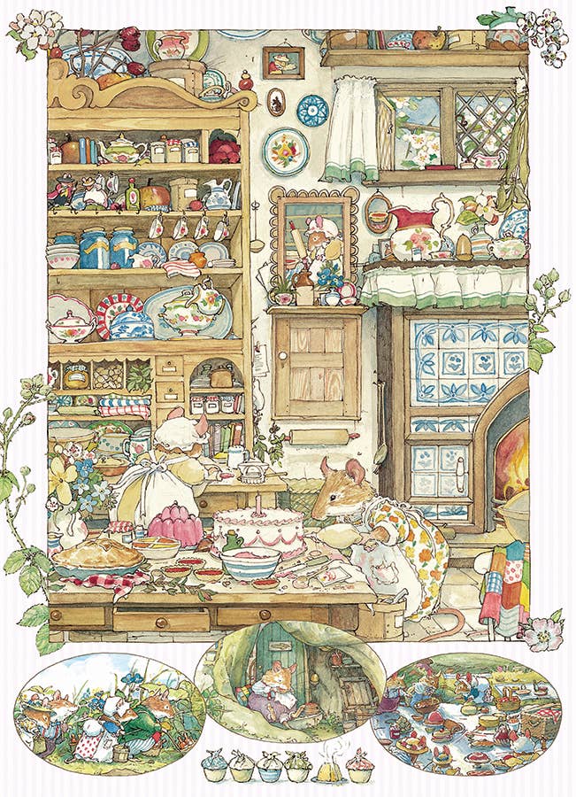 Brambly Hedge Picnic Preparations 500-Piece Puzzle