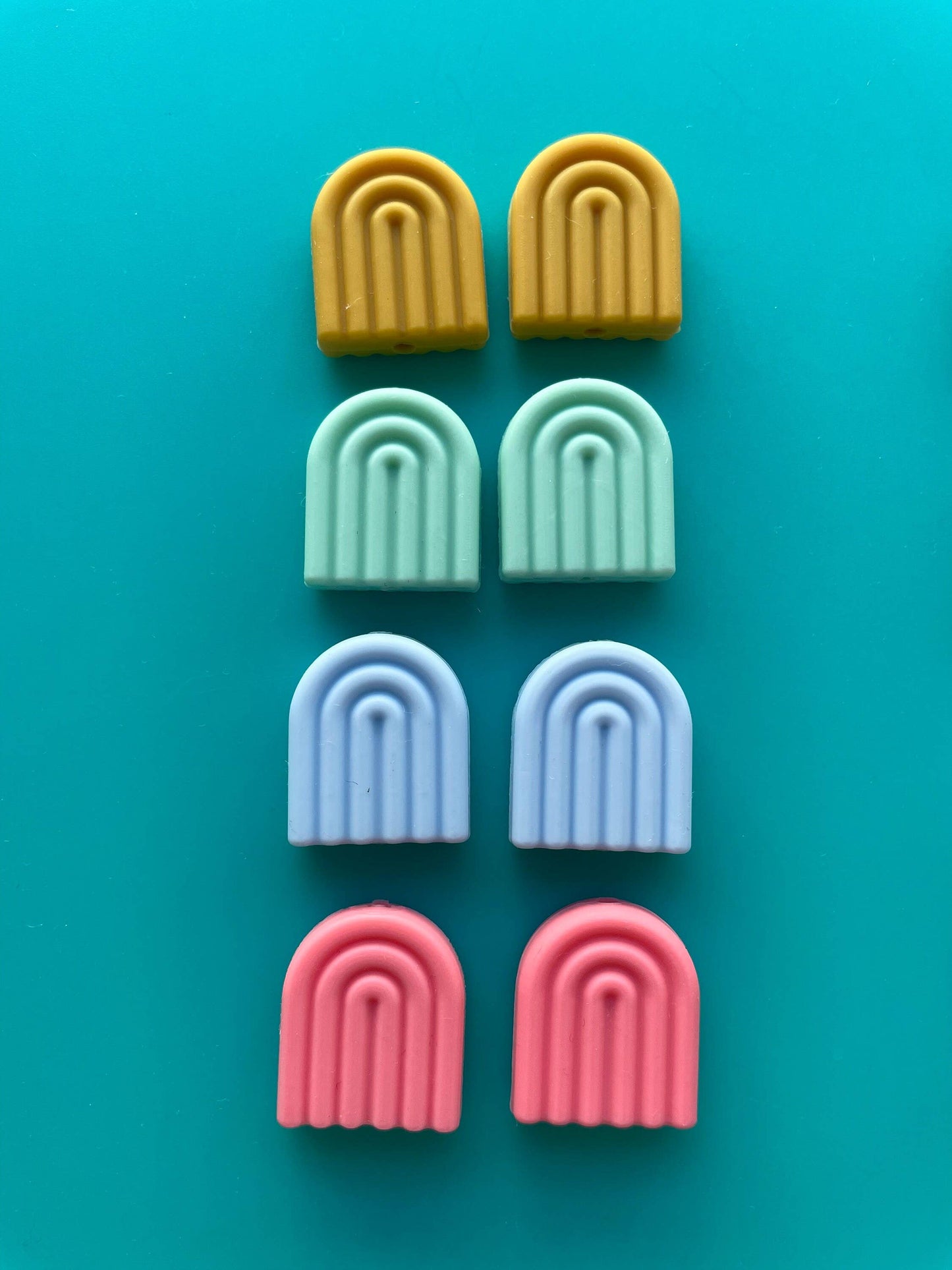 Rainbow Knitting Needle Point Protectors