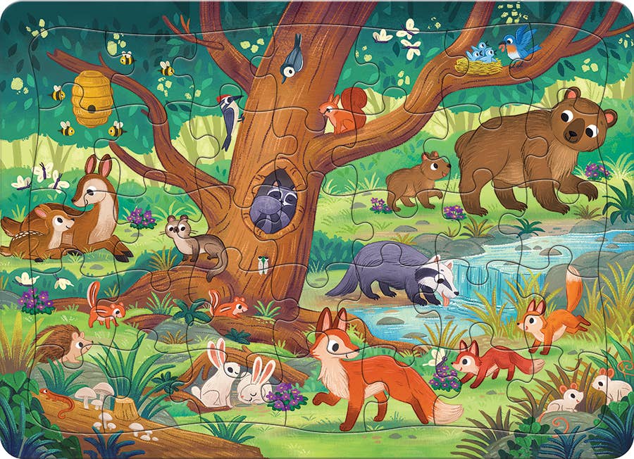 Forest Scene (Tray) 35-Piece Puzzle