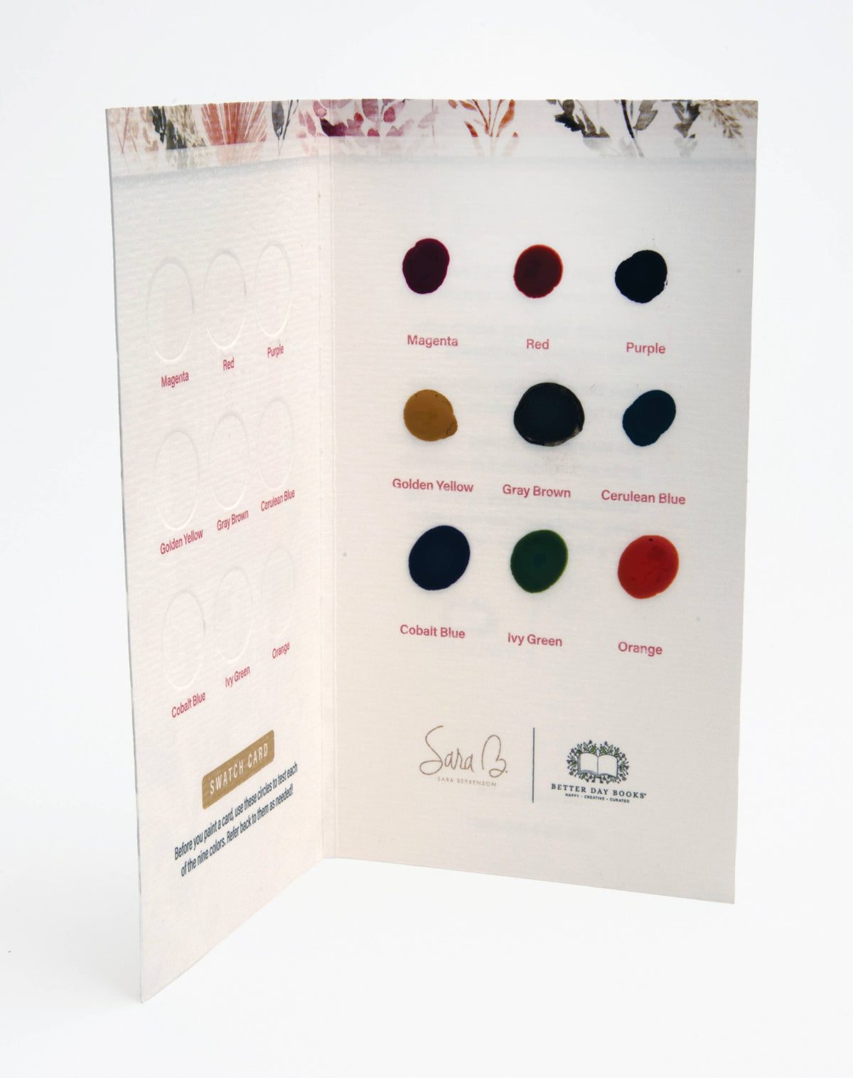 Watercolor the Easy Way Paint Palette Portfolio Flowers