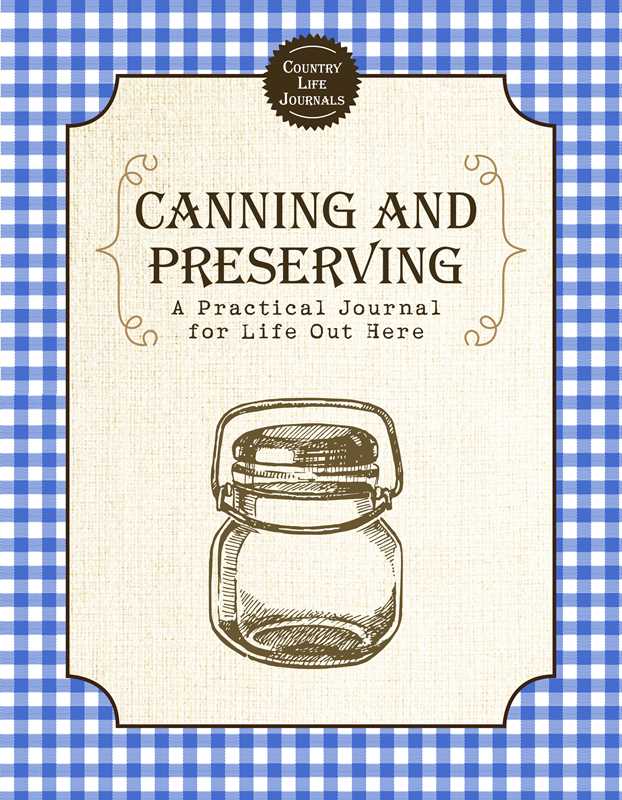 Canning and Preserving
