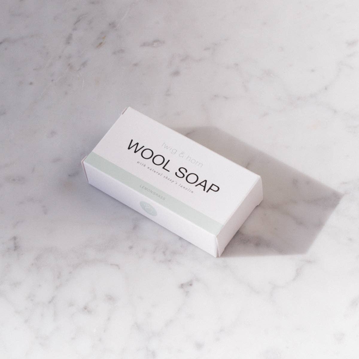Wool Soap Bar: White Grapefruit
