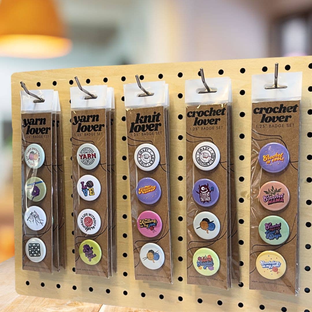 Yarn Lover Badge Set