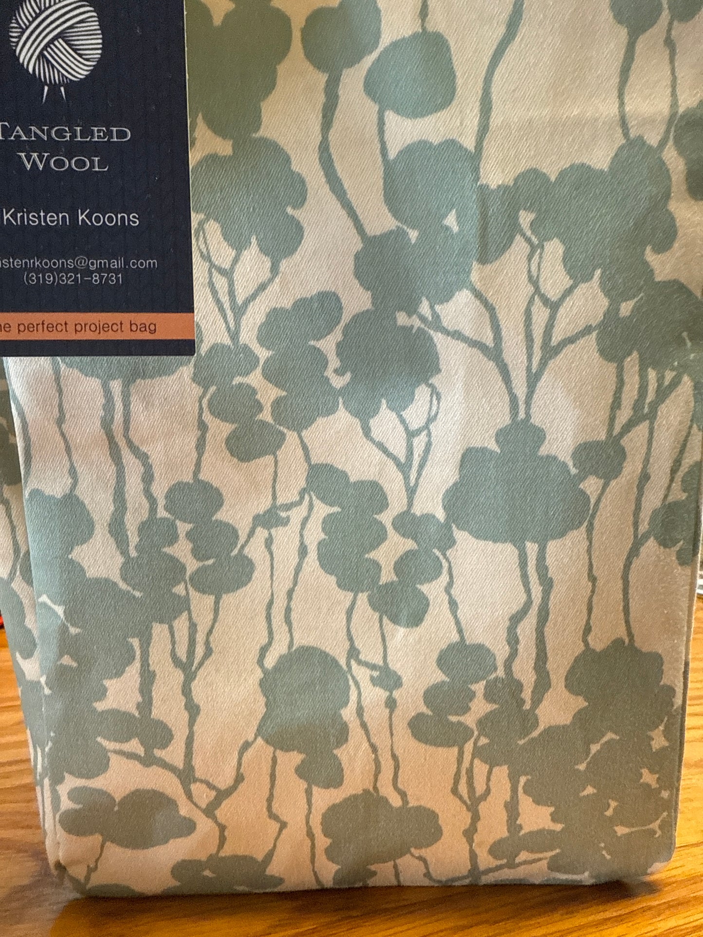 Tangled Wool Two Handle Project Bags