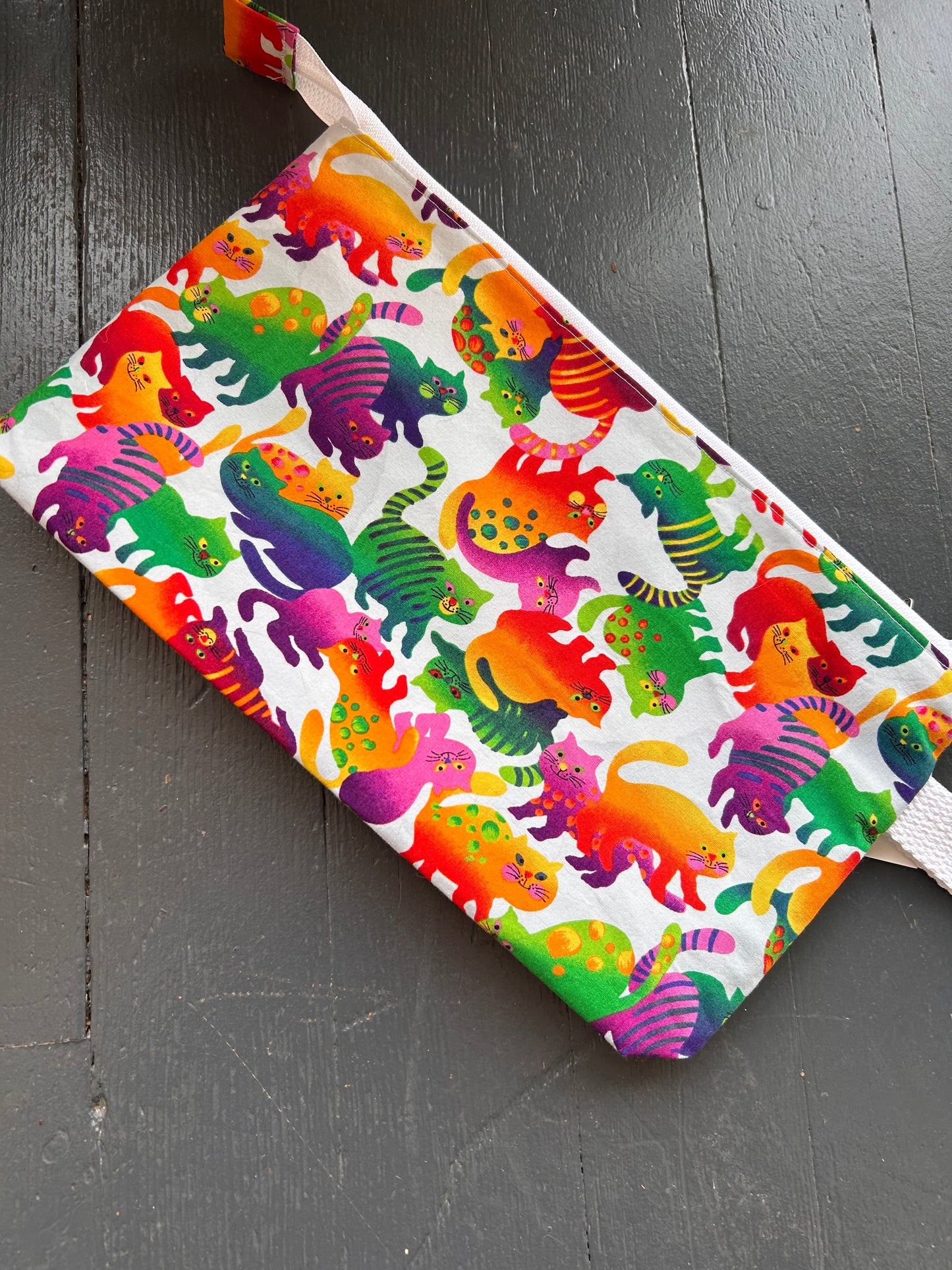 Tangled Wool Zippered Bag