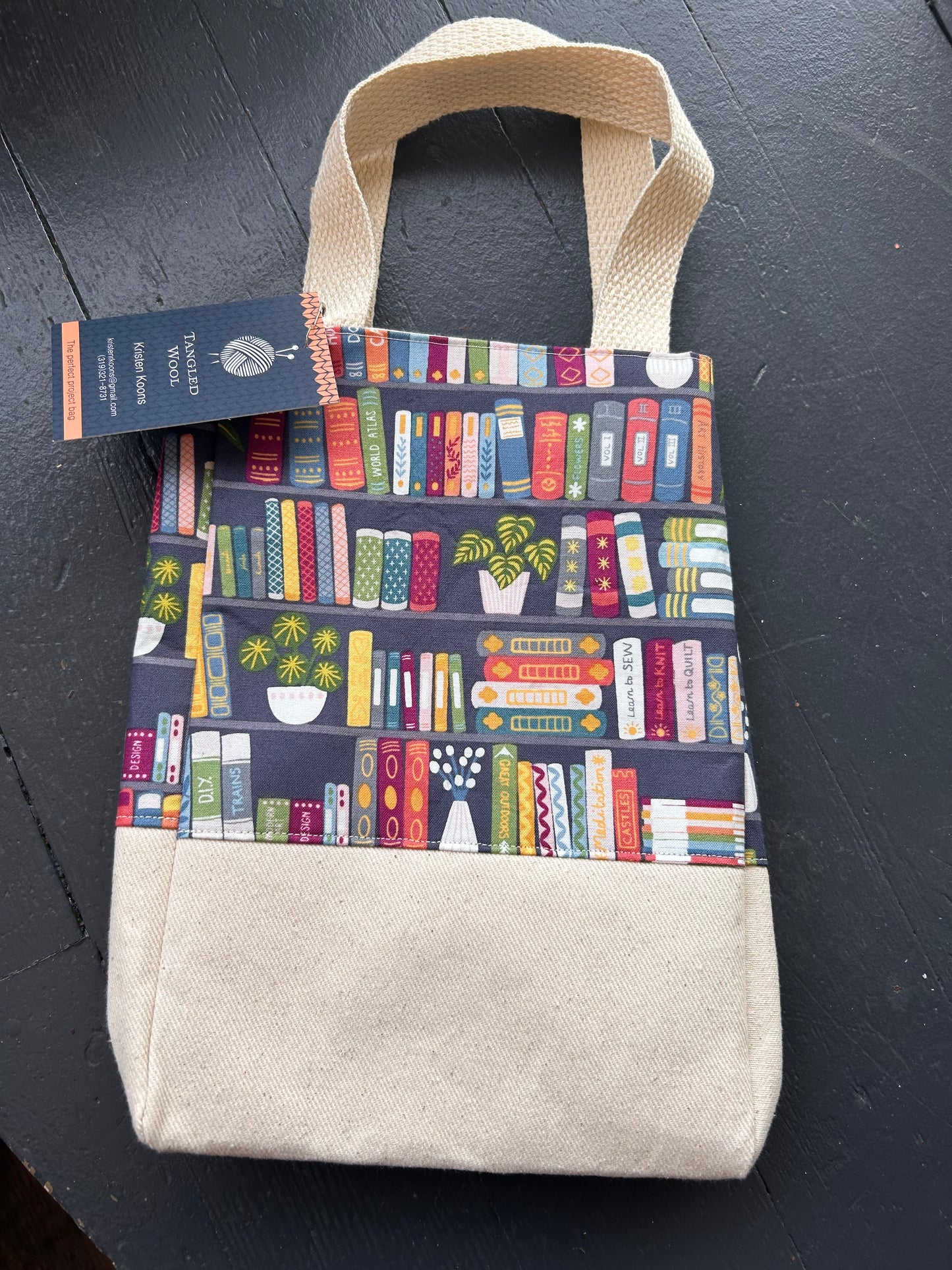 Tangled Wool Two Handle Project Bags