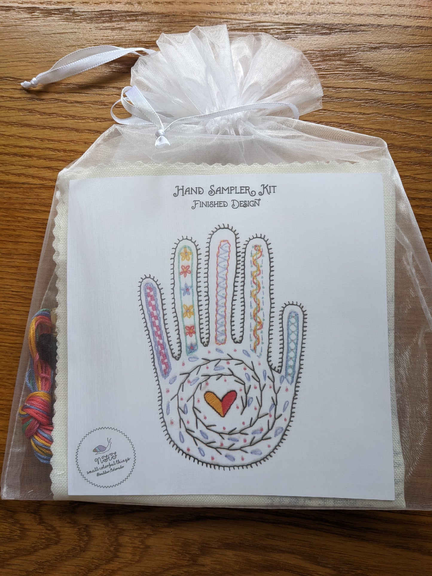 Hand Sampler Embroidery Kit