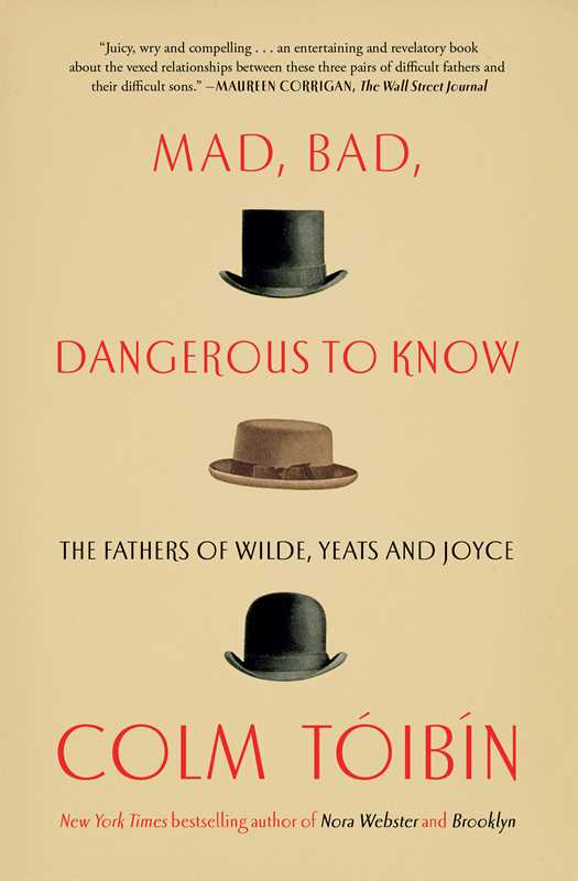 Mad, Bad, Dangerous to Know: The Father’s of Wilde, Yeats and Joyce