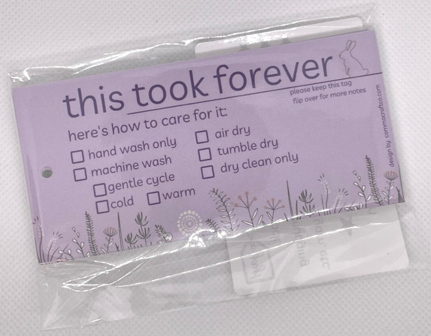 Gift Tag Labels for Handmade Knitting