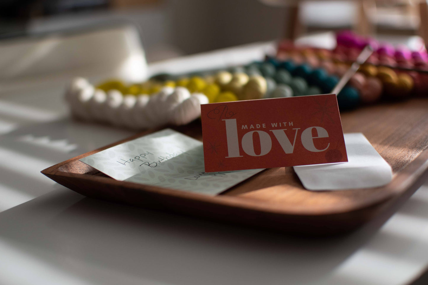 "Made with Love" Care Instruction Cards