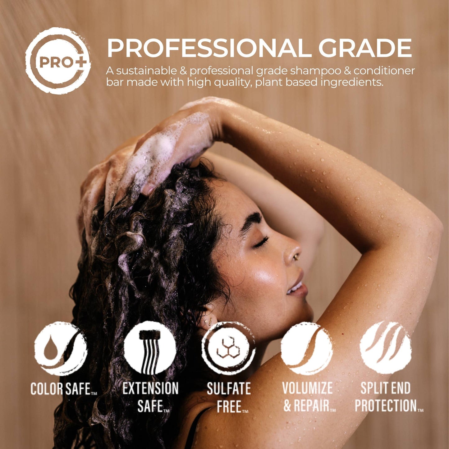 Castor Oil Shampoo Bar for Ultra-Hydrating | Chamomile Rose