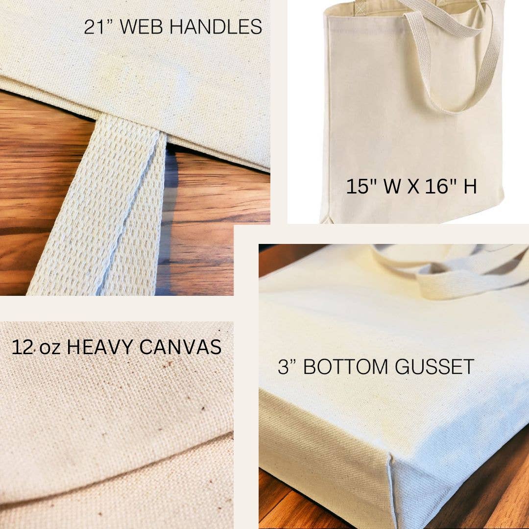 All You Need Is Yarn Canvas Tote Bag, Custom