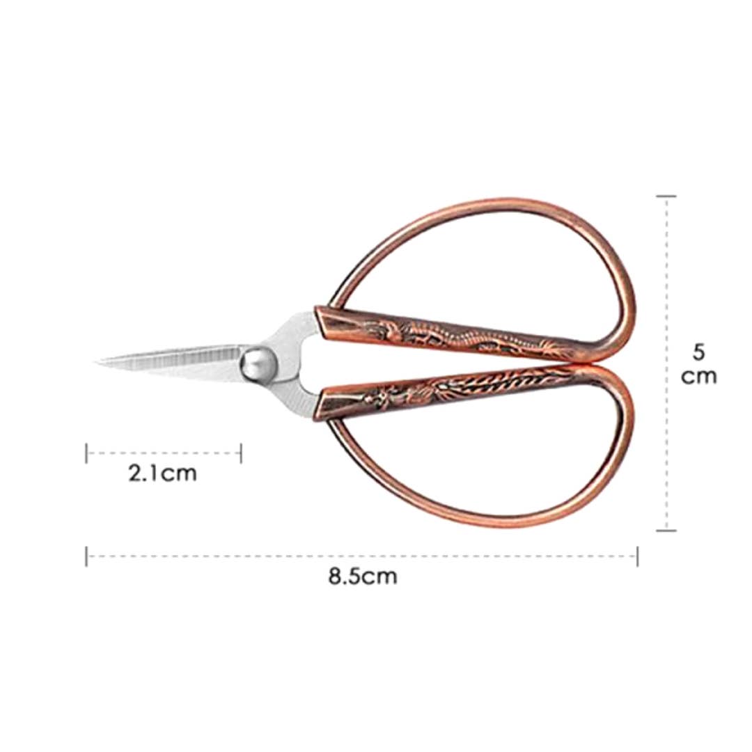 Vintage Dragon Small Scissors, Notions
