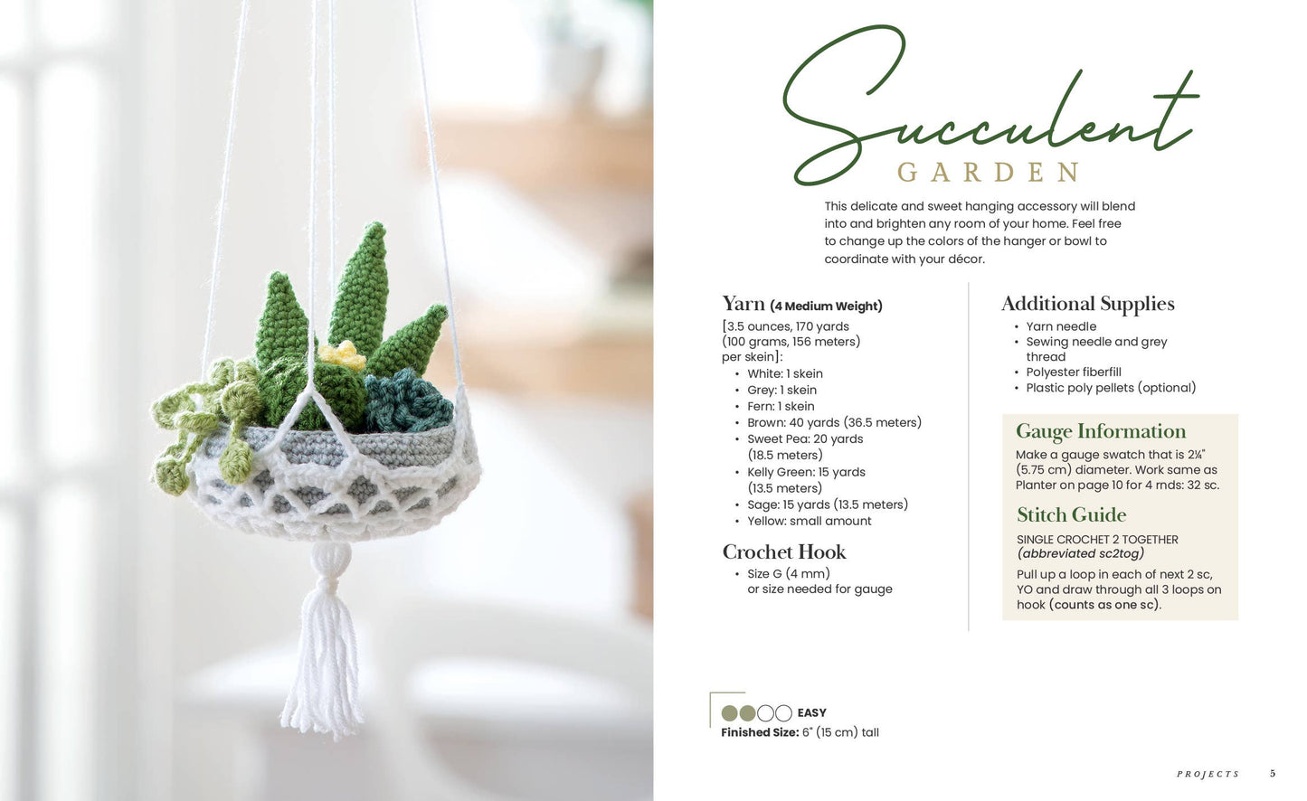 Modern Crochet Garden