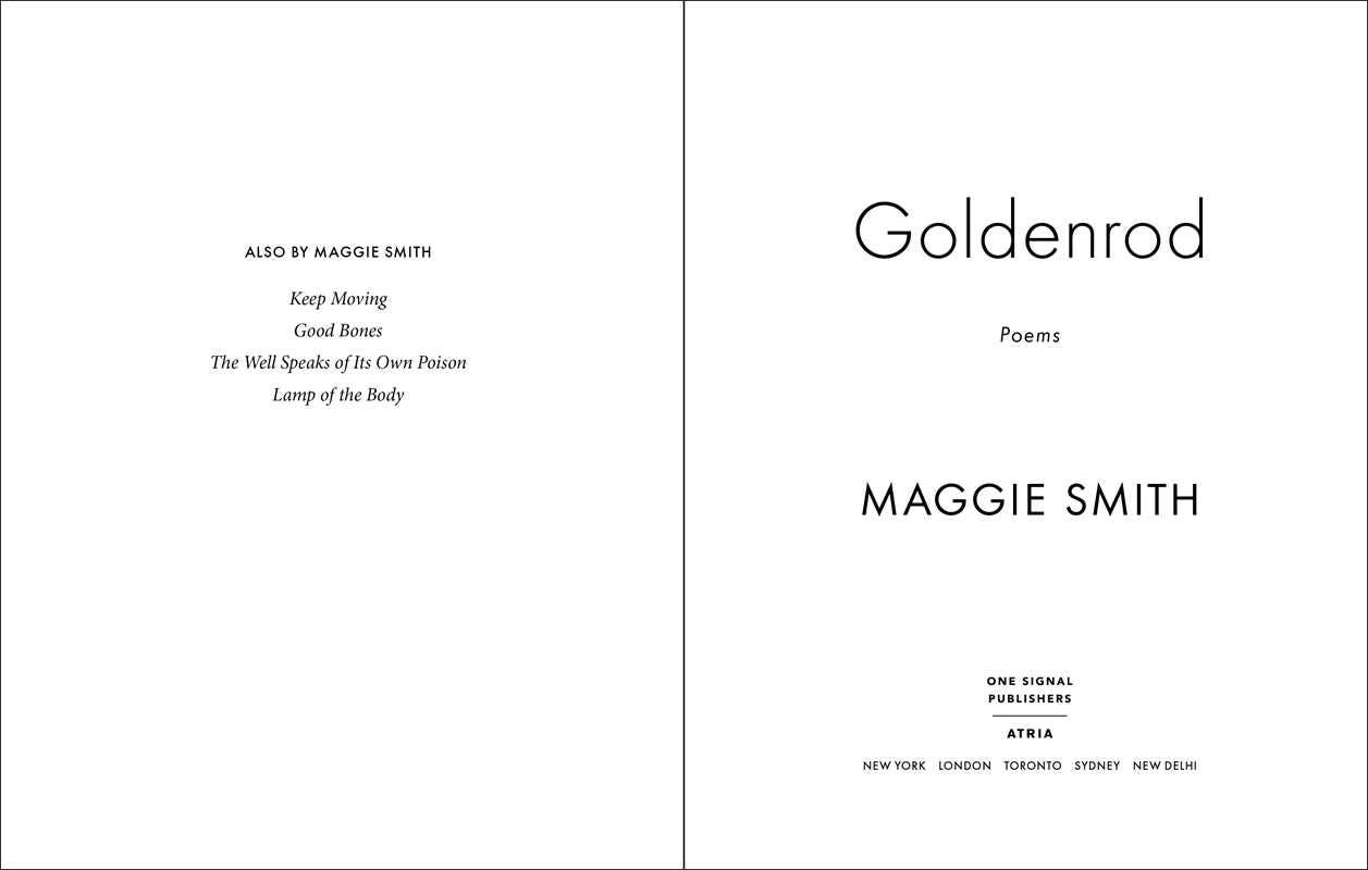 Goldenrod: Poems