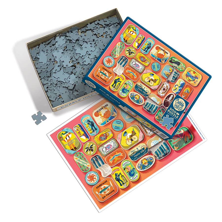 Sardines and Friends 500-Piece Cobble Hill Puzzle