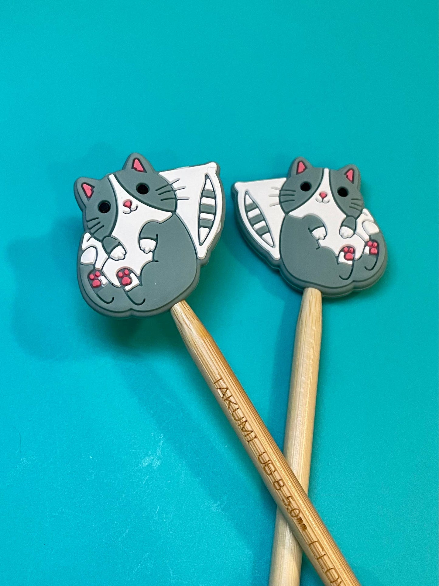 Cat Nap PillowKnitting Needle Point Protectors