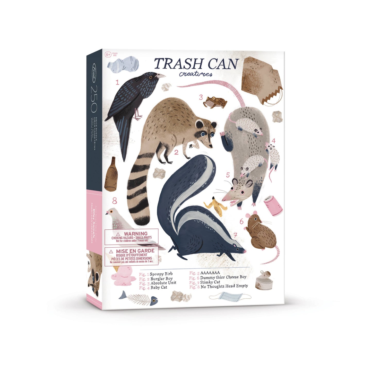 Trash Can Creatures -m Puzzle 250 PC- Riley Samels