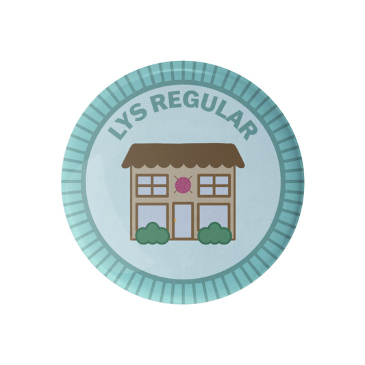 LYS Regular Knitting Merit Badge