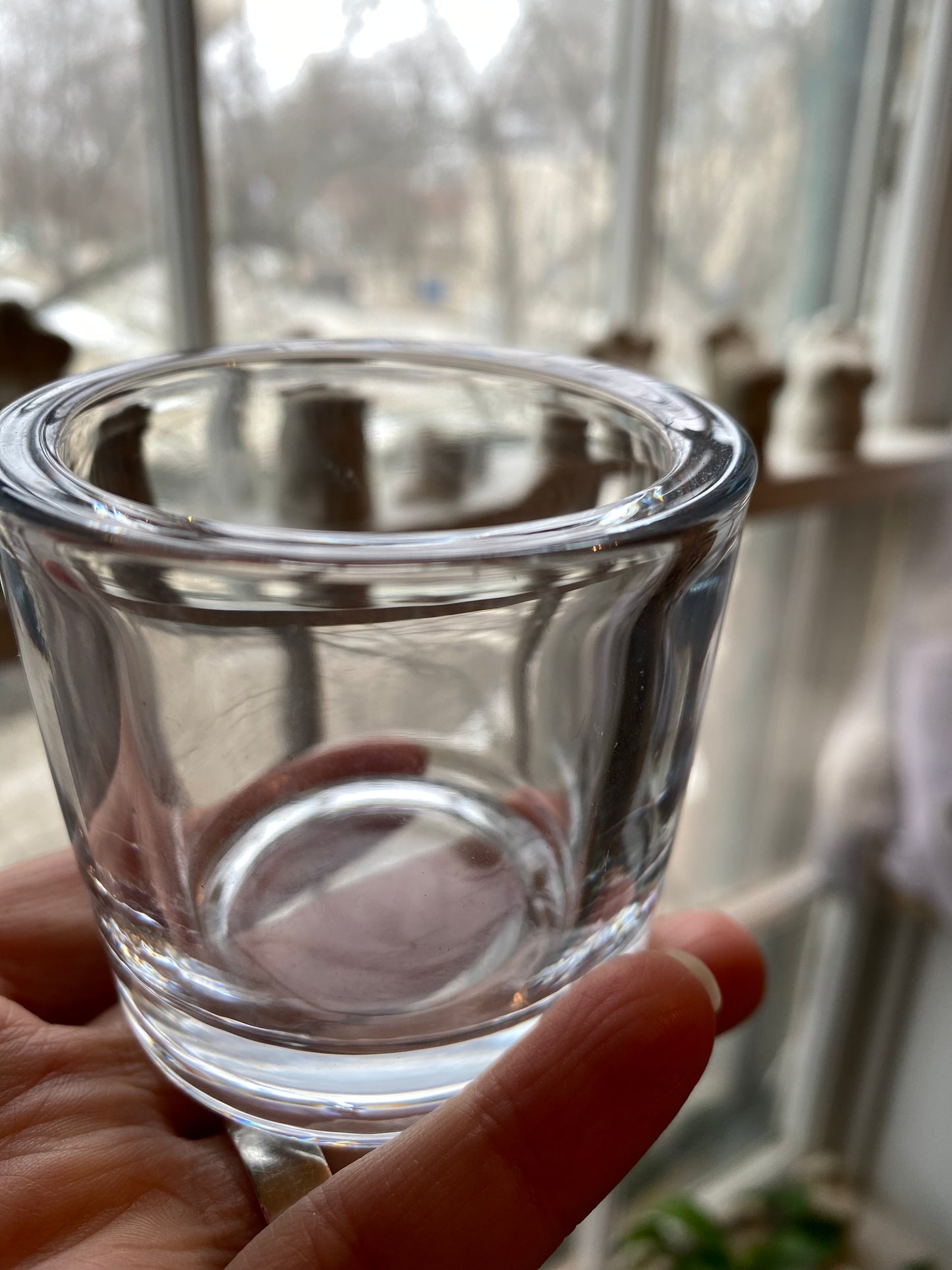 2oz Recycled Heavy Glass Votive and Tea Light Holder