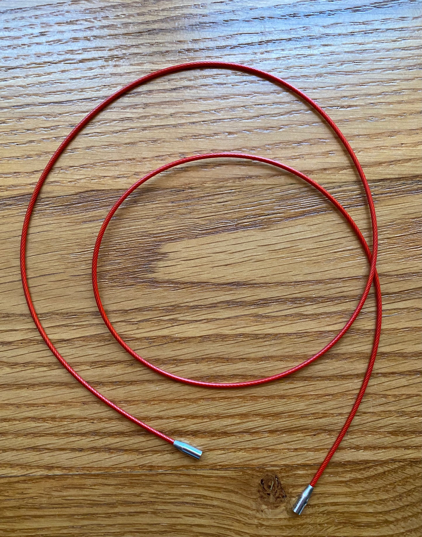 Twist Red Lace Cables
