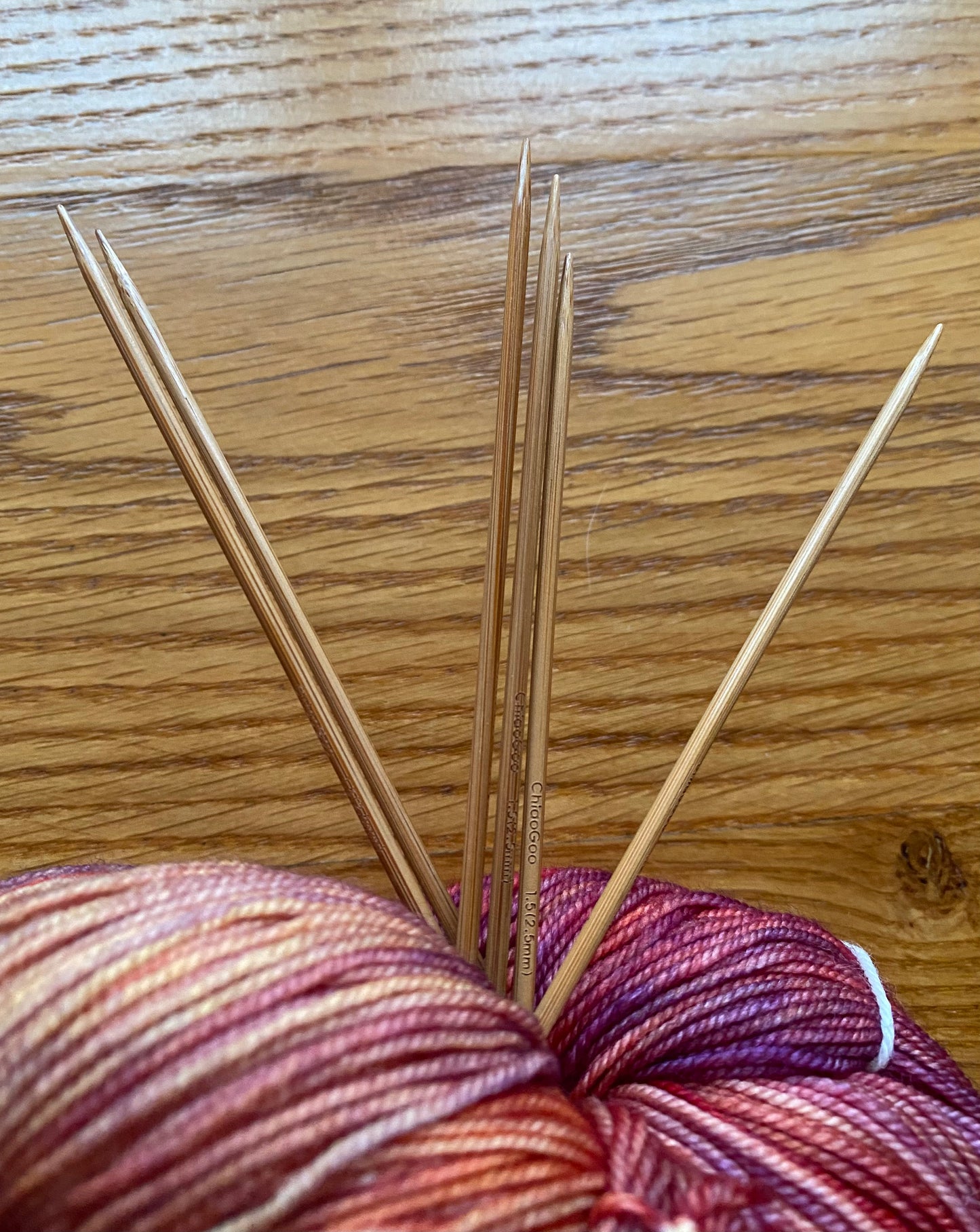 Double Pointed Needles Small Bamboo