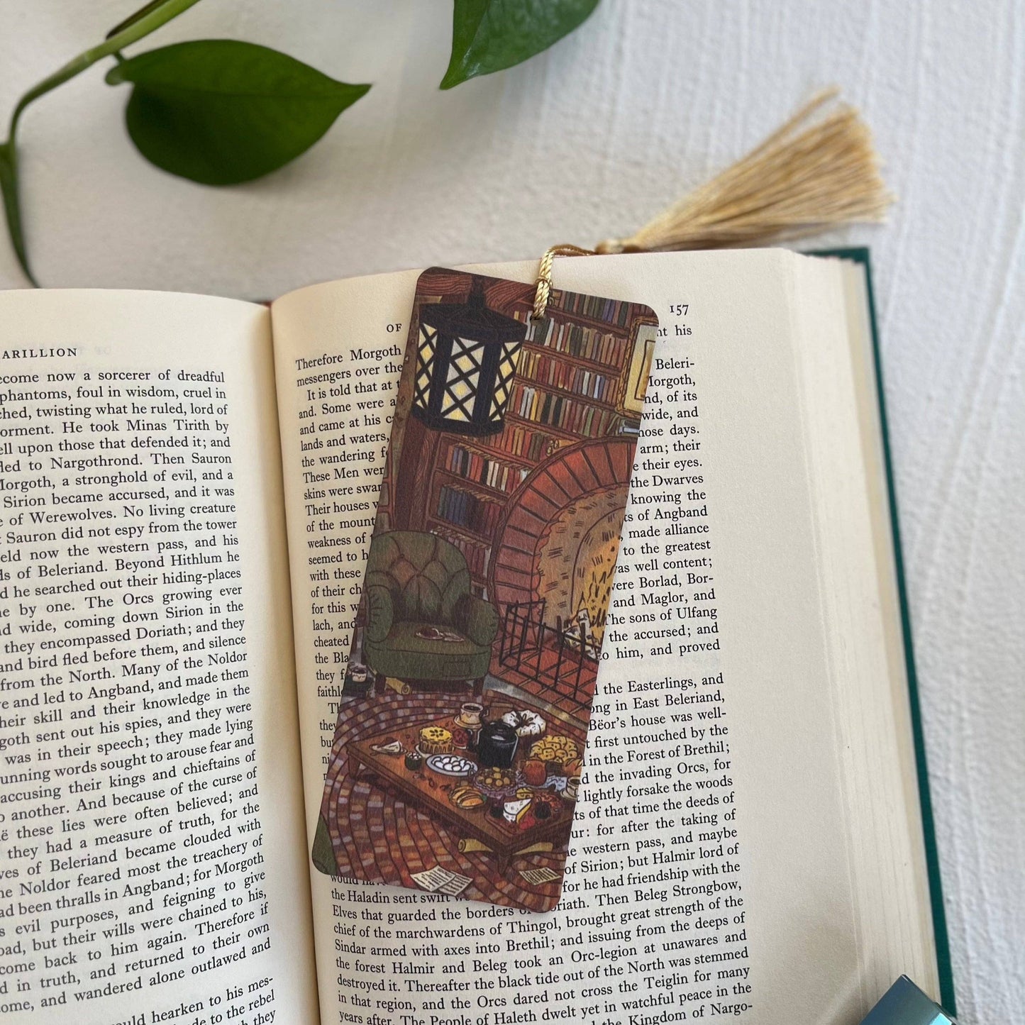 Cozy Hobbit Nook Bookmark