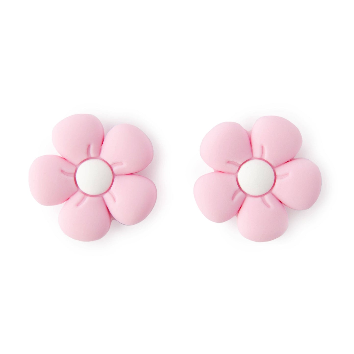 Pink Flower Knitting Needle Point Protectors