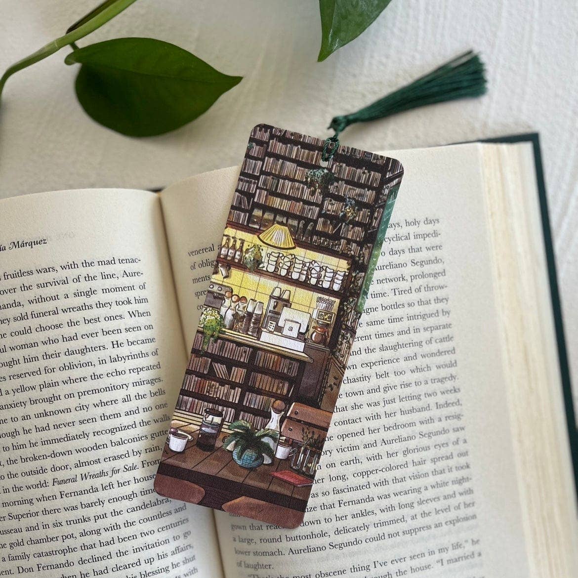 Bookish Cafe Bookmark