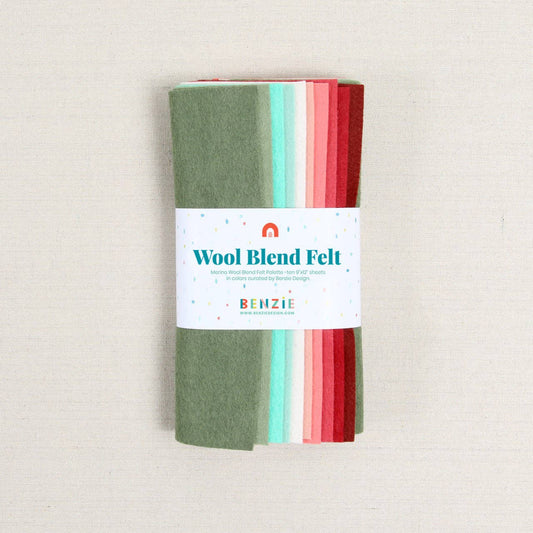 Wool Felt Sheets, Winter Mint