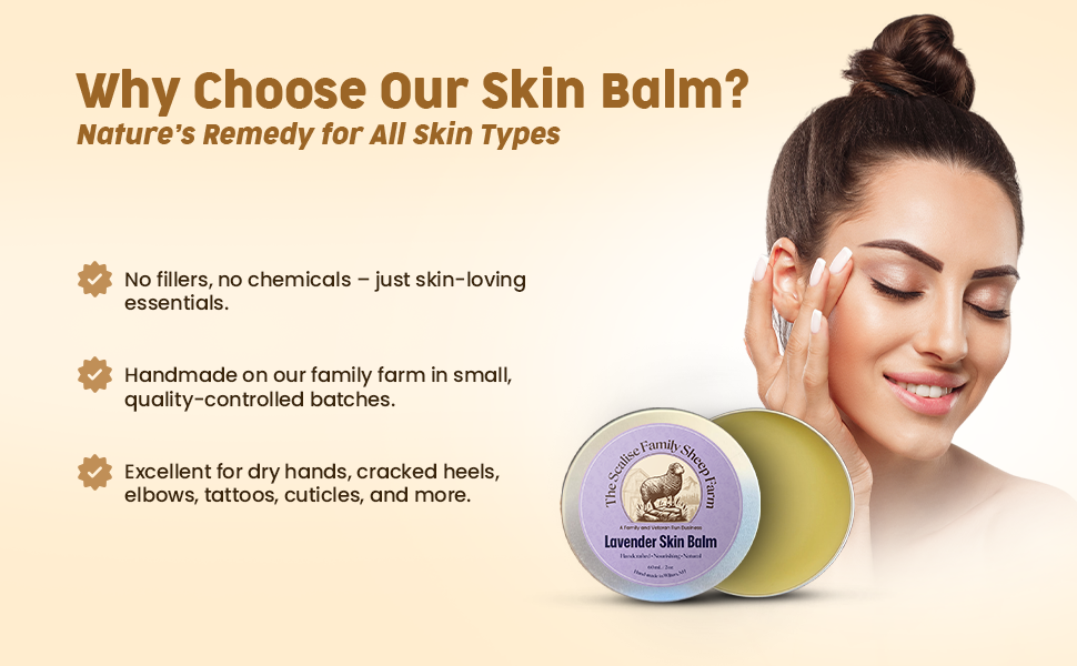 Lavender Skin Balm – Natural Calming Moisturizing Skin Balm