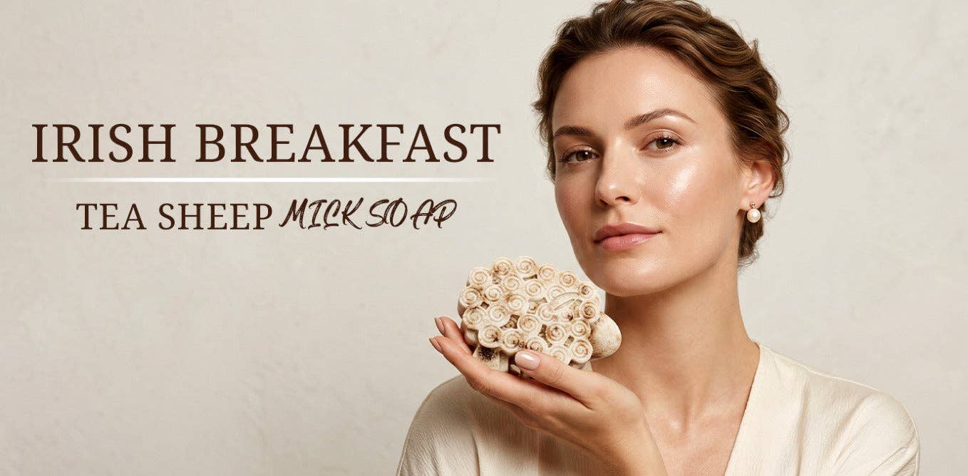 Irish Breakfast Tea Sheep Milk Soap – Handmade Natural Exfoliating Soap