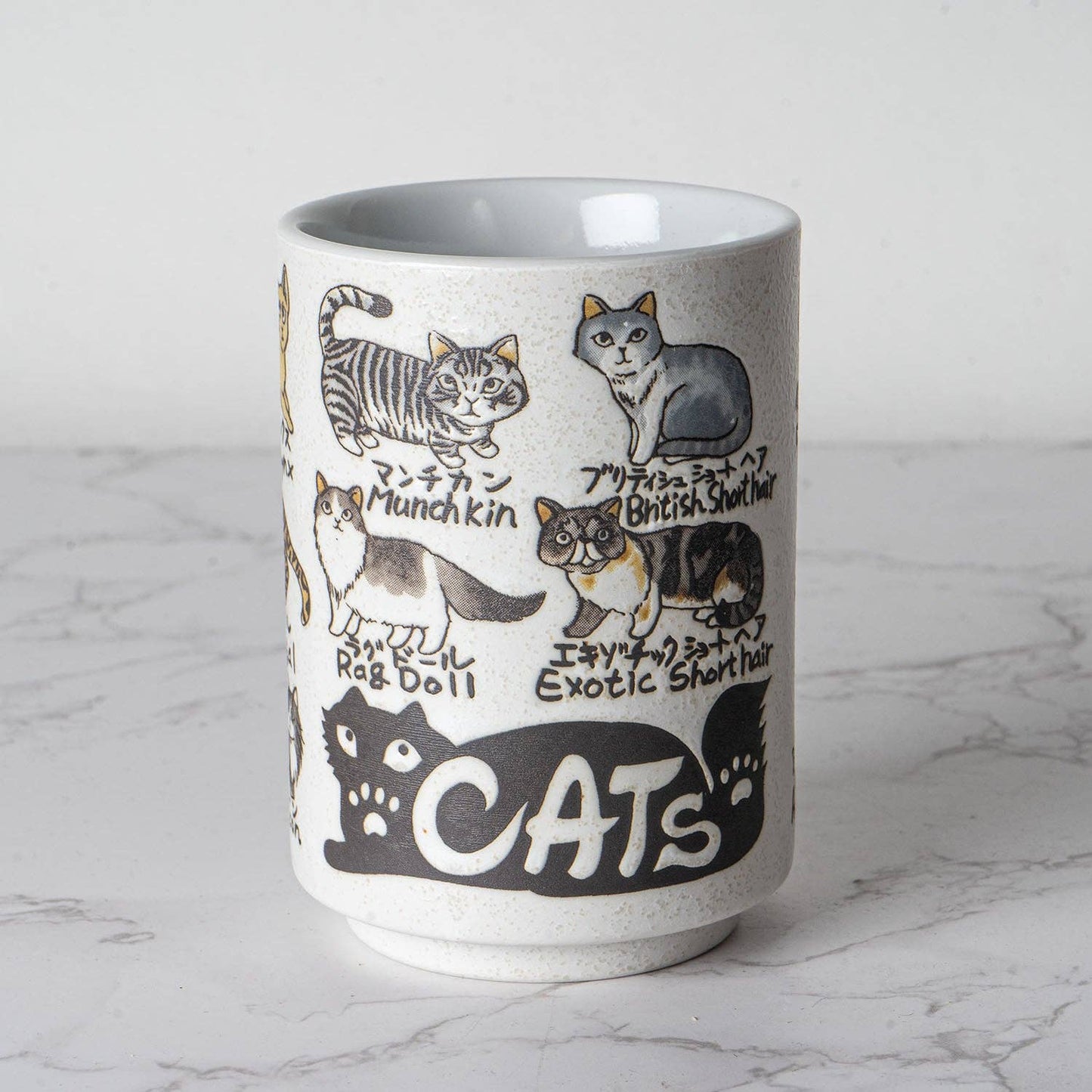 Japanese Cat Breed Names Yunomi Style Tea Cup