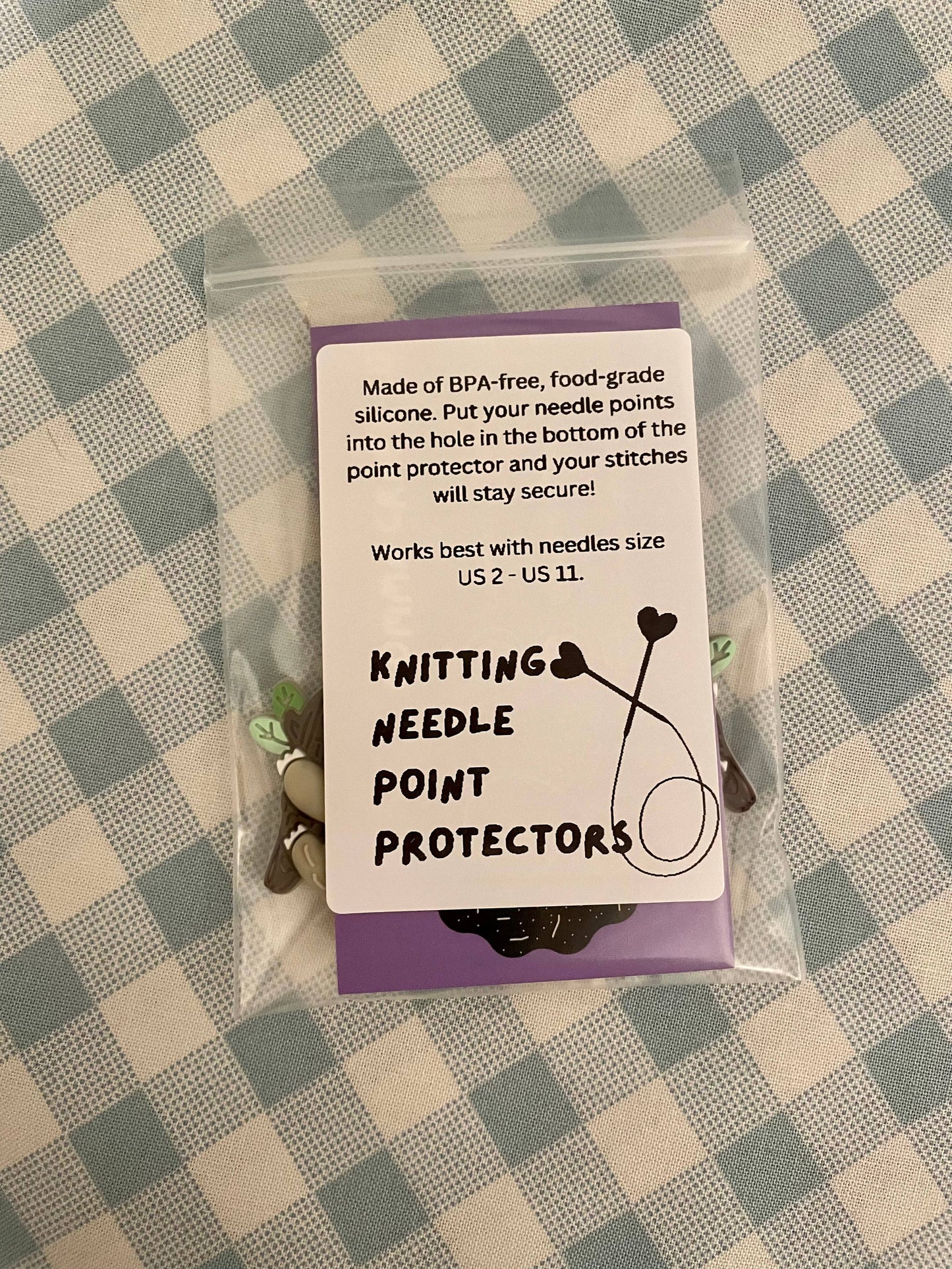 Cat Nap PillowKnitting Needle Point Protectors