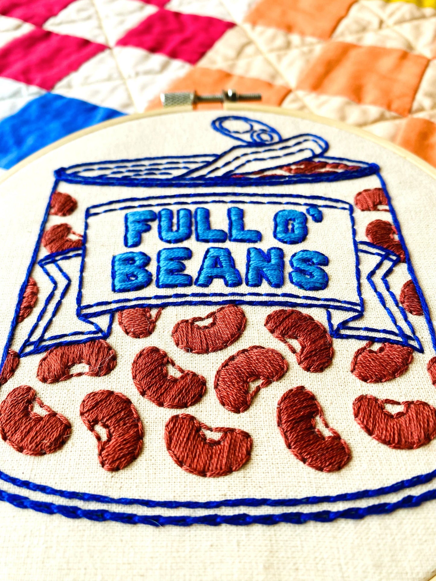 Beans Complete Embroidery Kit