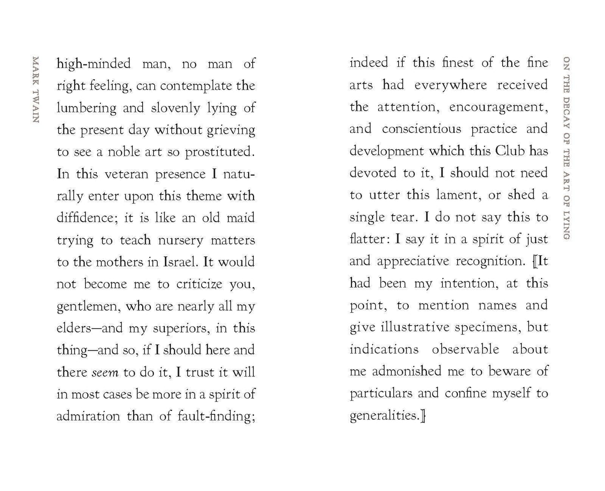 On the Decay of the Art of Lying
