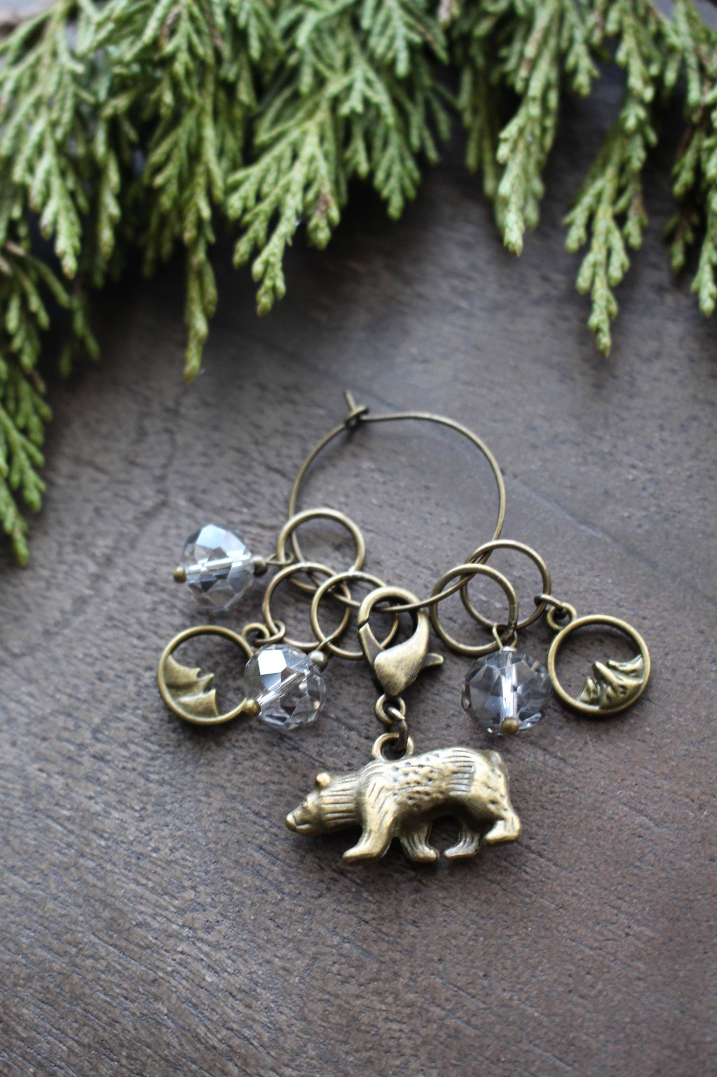 Winter Forest Stitch Markers