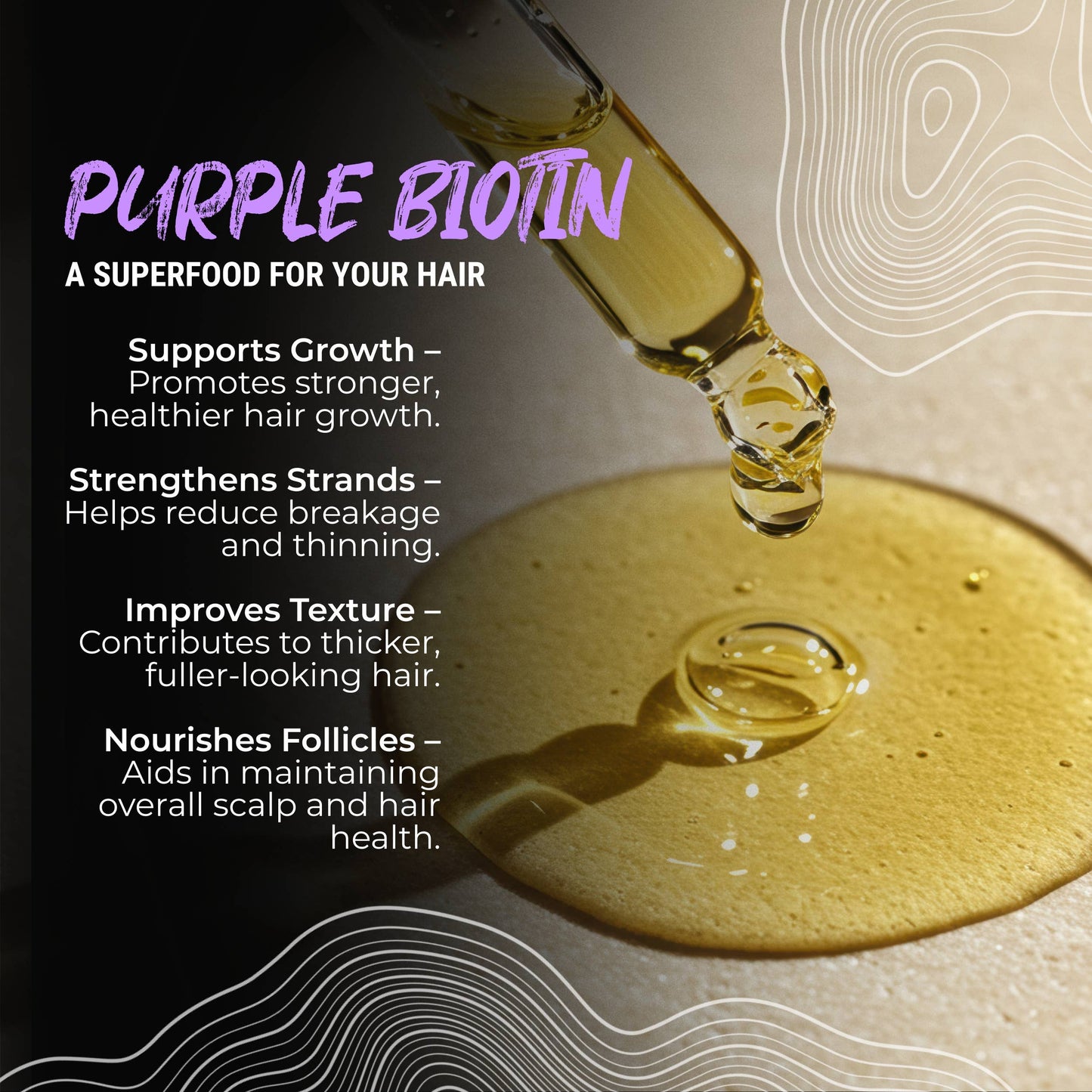 Biotin Purple-Toning Shampoo Bar for Blonde & Gray Hair
