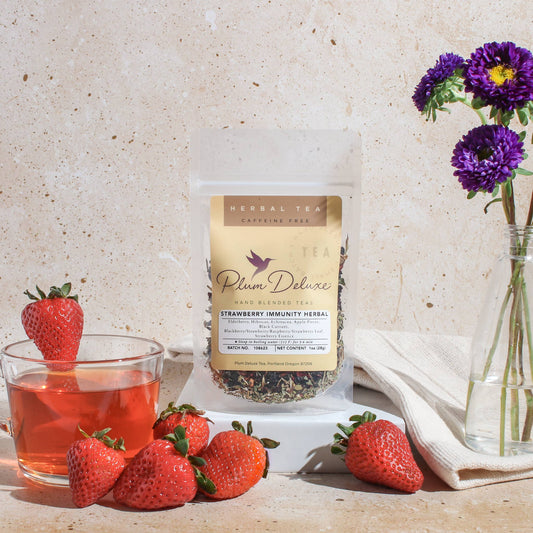 Strawberry Echinacea Immunity Herbal Loose Leaf Tea