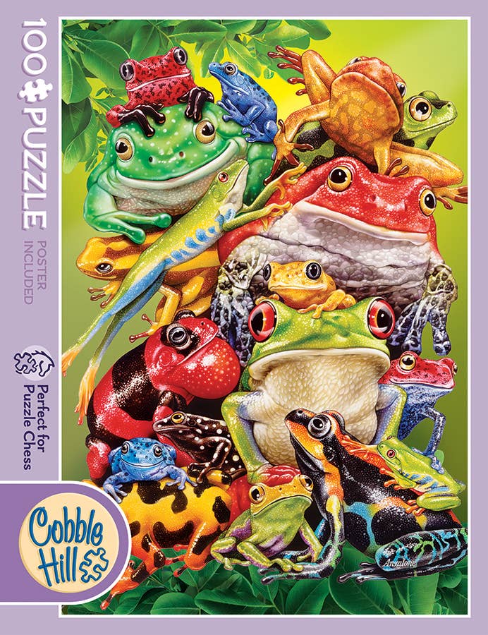 Frog Business 100 Piece Cobble Hill Puzzle