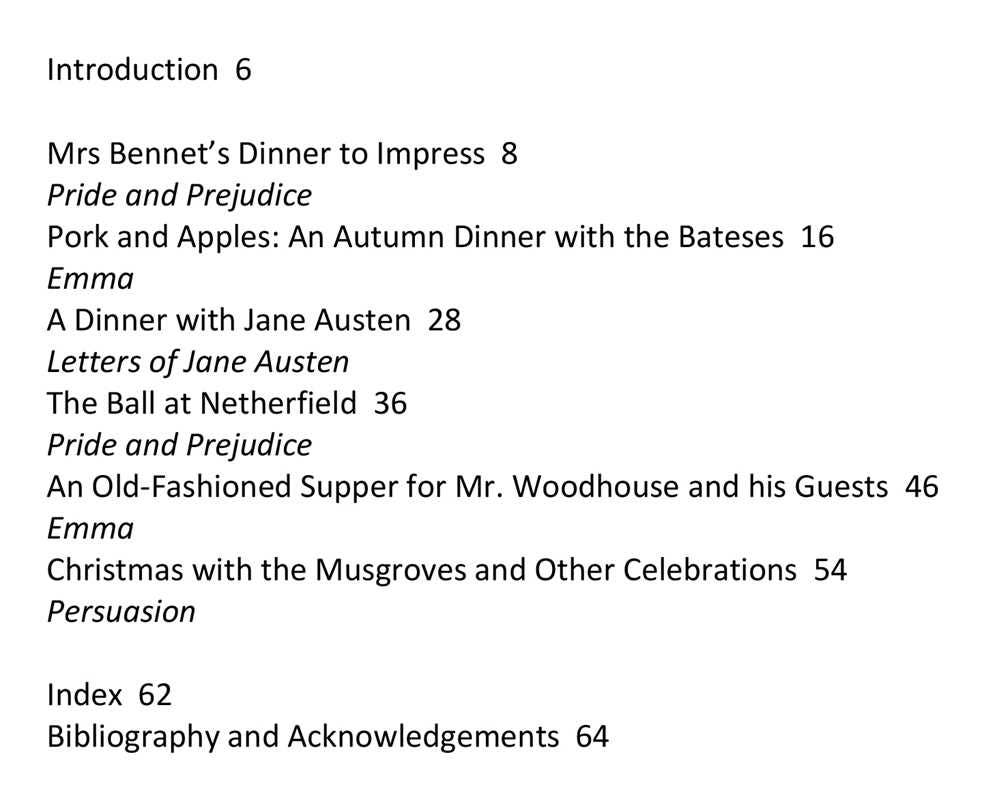 Dinner with Jane Austen
